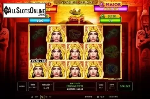 Big Win. Pyramid Fortunes from Greentube
