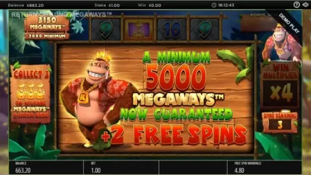 Return of Kong Megaways slot screenshot 5