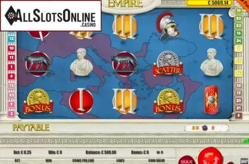 Screen2. Roman Empire (Portomaso) from Portomaso Gaming