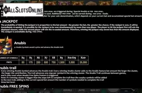 Features 2. Sands Of Egypt from Nucleus Gaming