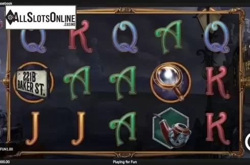 Reel Screen. Sherlock's Casebook from 1X2gaming