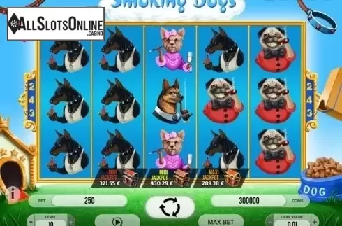 Reel screen. Smoking Dogs from Fugaso
