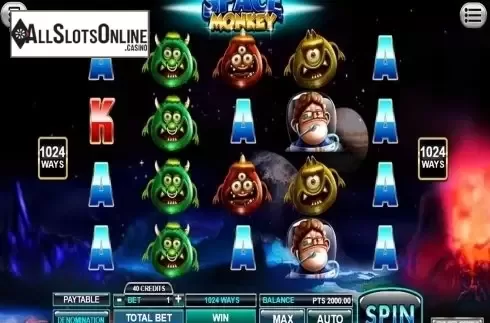 Game workflow. Space Monkey from Spadegaming