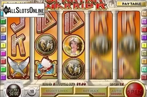 Screen4. Spartan Warrior from Rival Gaming