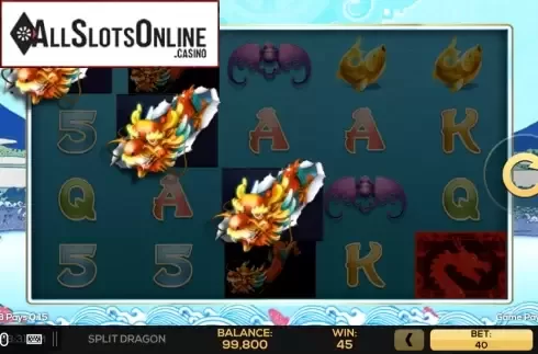 Win Screen 2. Split Dragon from High 5 Games
