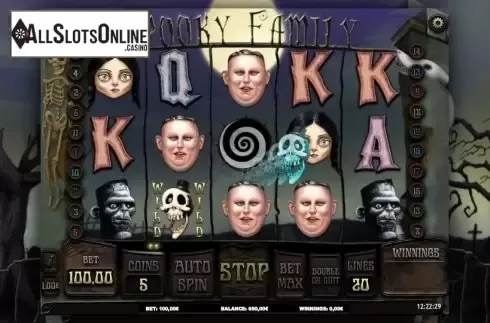 Wild. Spooky Family from iSoftBet