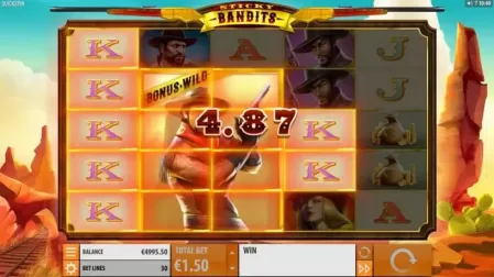 Sticky Bandits slot screenshot 2