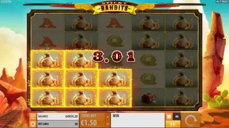 Sticky Bandits slot screenshot 3