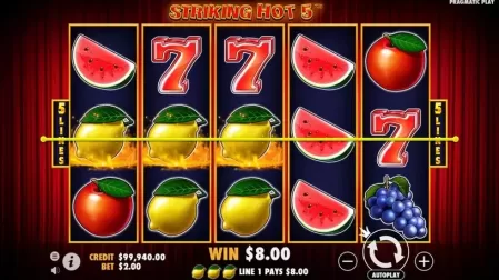 Striking Hot 5 slot screenshot 2