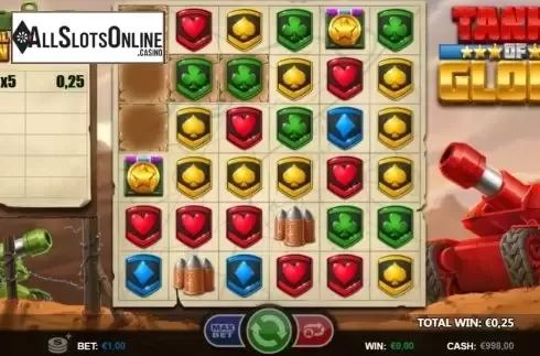 Win Screen 1. Tanks of Glory from Betsson Group