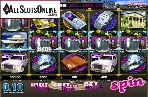 Reels. The Glam Life from Betsoft
