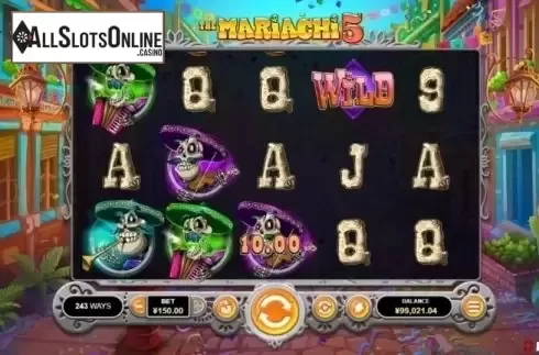 Win Screen. The Mariachi 5 from RTG