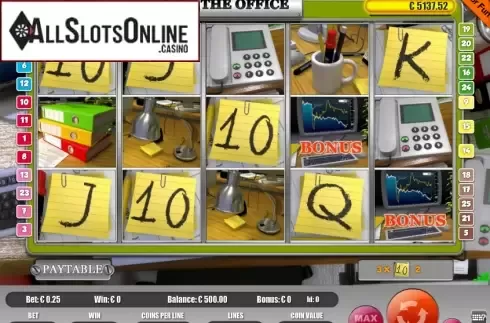 Screen2. The Office from Portomaso Gaming