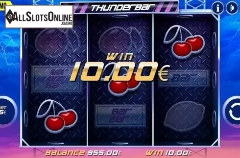 Win screen. ThunderBAR from PAF
