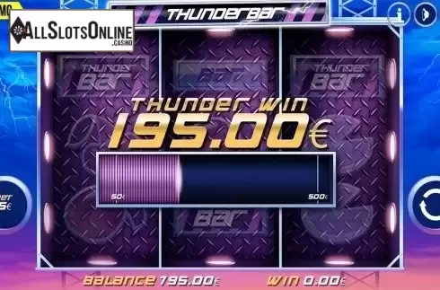 Feature screen. ThunderBAR from PAF