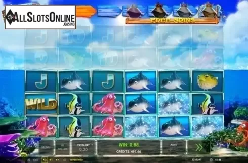 Reel 6x3 Screen. Tidal Riches from Greentube