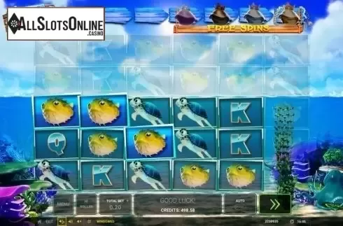 Low Win Screen. Tidal Riches from Greentube