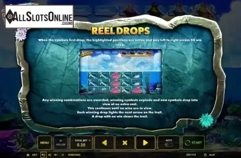 Paytable 3. Tidal Riches from Greentube