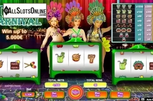 Triple Carnival. Triple Carnival from NeoGames