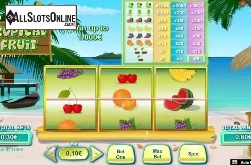 Screen 4. Tropical Fruit (NeoGames) from NeoGames