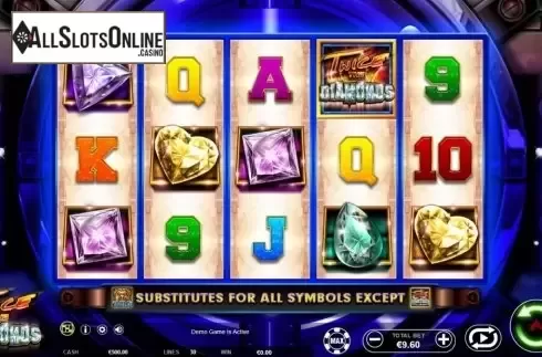 Reel Screen. Twice the Diamonds from Ainsworth