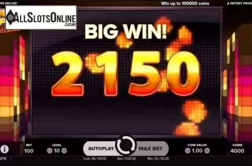 Big win. Twin Spin Deluxe from NetEnt