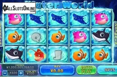 Reel Screen. Water World from CQ9Gaming
