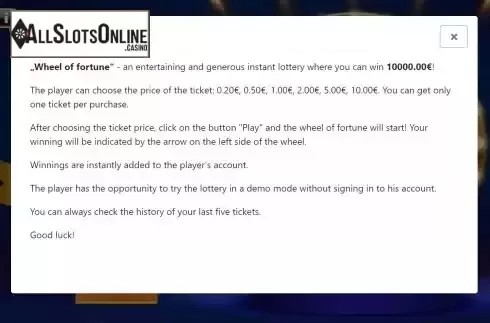 Rules Screen