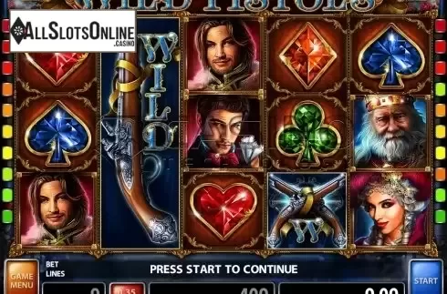 Screen2. Wild Pistols from Casino Technology