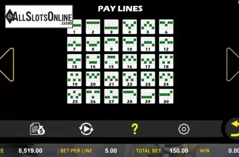 Paytable screen 2. Wu Yun Thuan Shuo from Aspect Gaming