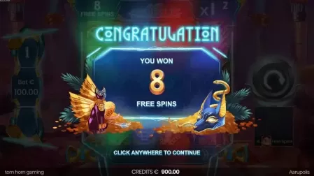 Aarupolis slot screenshot 2