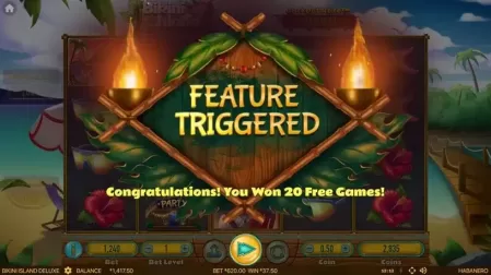 Bikini Island Deluxe slot screenshot 3