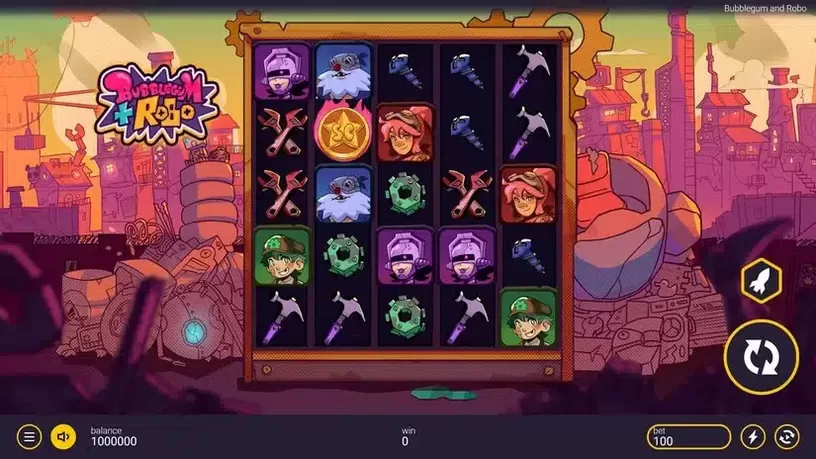 Bubblegum and Robo slot screenshot 1