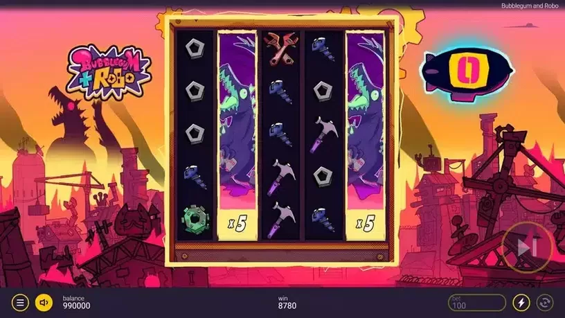 Bubblegum and Robo slot screenshot 6