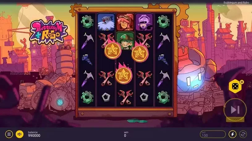 Bubblegum and Robo slot screenshot 2