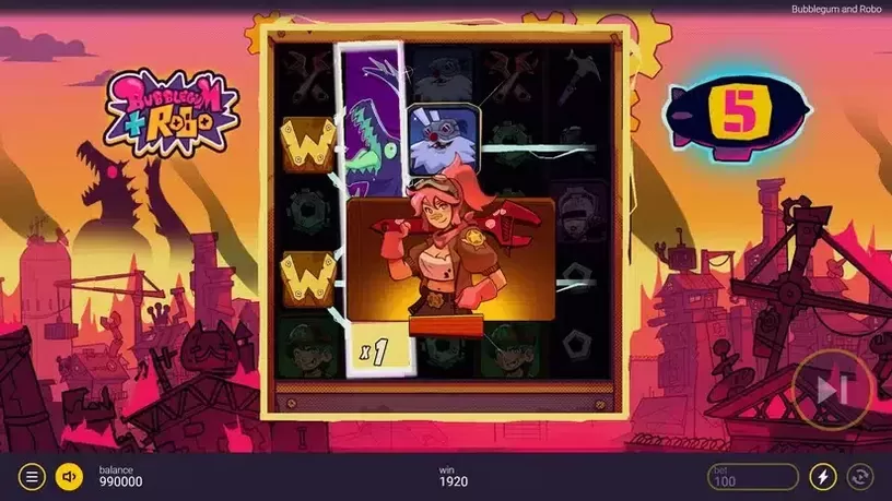 Bubblegum and Robo slot screenshot 5
