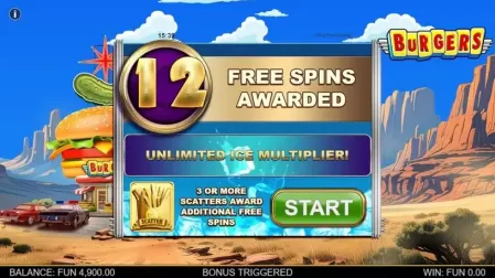 Burgers slot screenshot 2