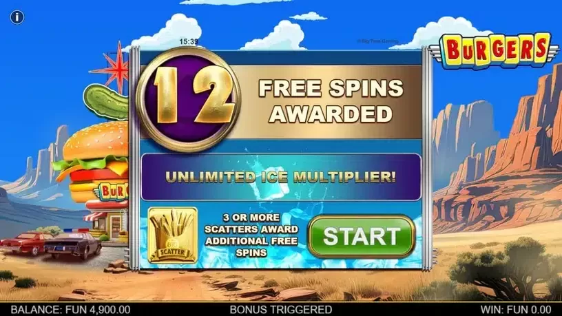 Burgers slot screenshot 2