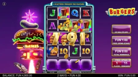 Burgers slot screenshot 3