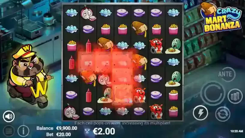 Crazy Mart Bonanza slot screenshot 6