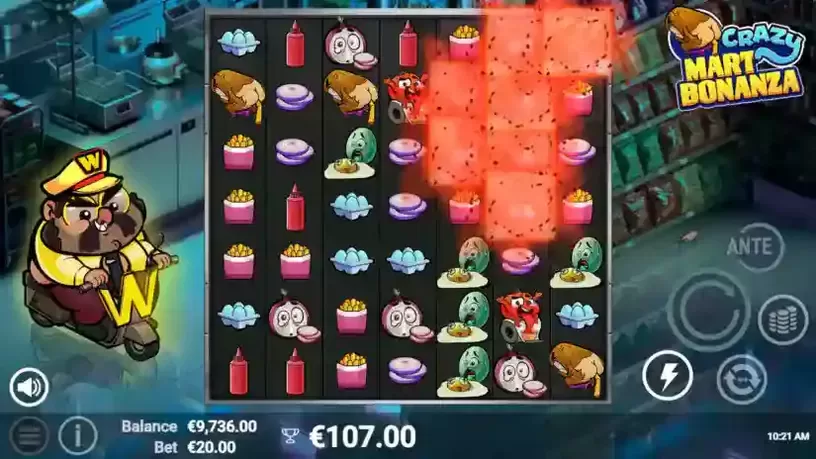 Crazy Mart Bonanza slot screenshot 3