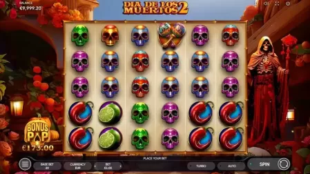 Dia de Los Muertos 2 slot screenshot 1