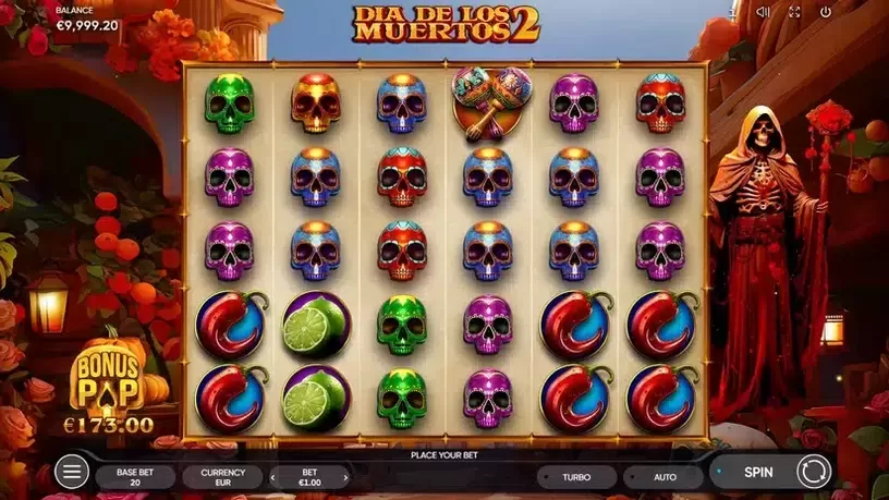 Dia de Los Muertos 2 slot screenshot 1