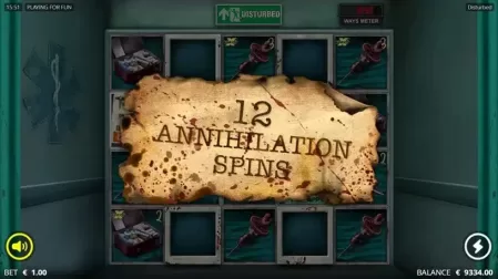 Disturbed slot screenshot 2