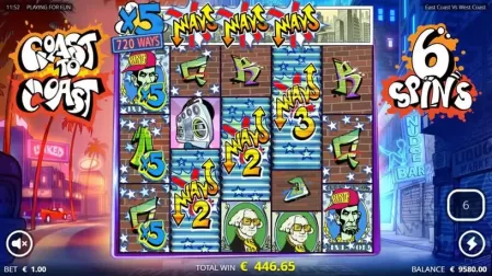 East Coast vs West Coast slot screenshot 4