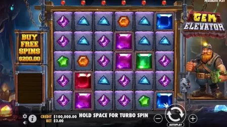 Gem Elevator slot screenshot 1