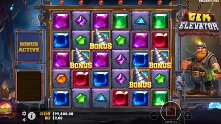 Gem Elevator slot screenshot 3