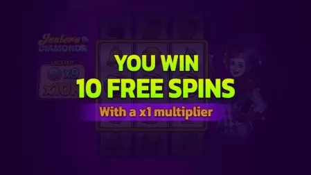 Jesters' Diamonds slot screenshot 3