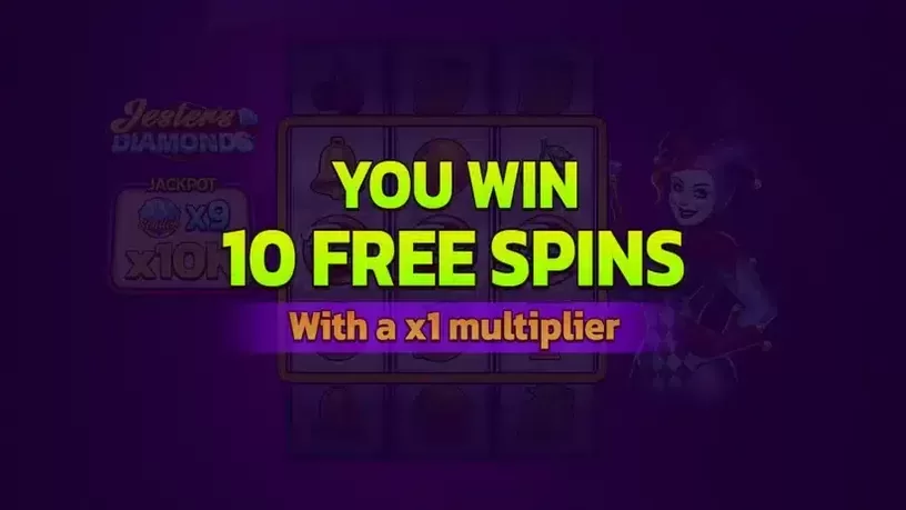 Jesters' Diamonds slot screenshot 3
