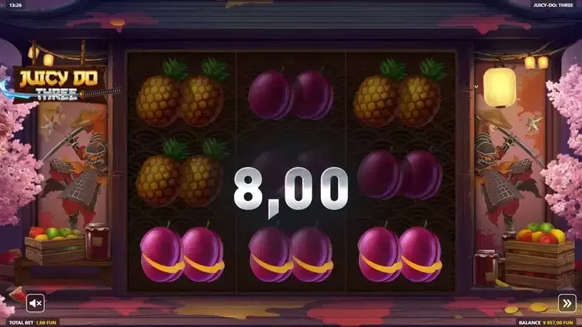 Juicy Do Three slot screenshot 3
